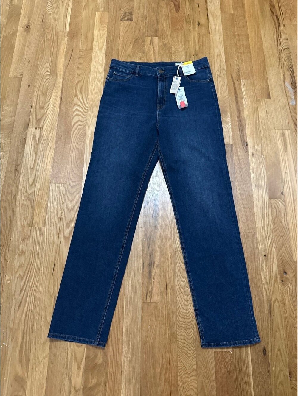 M&S Denim The Magic Jean Lift Straight High Rise 16 Regular NWT